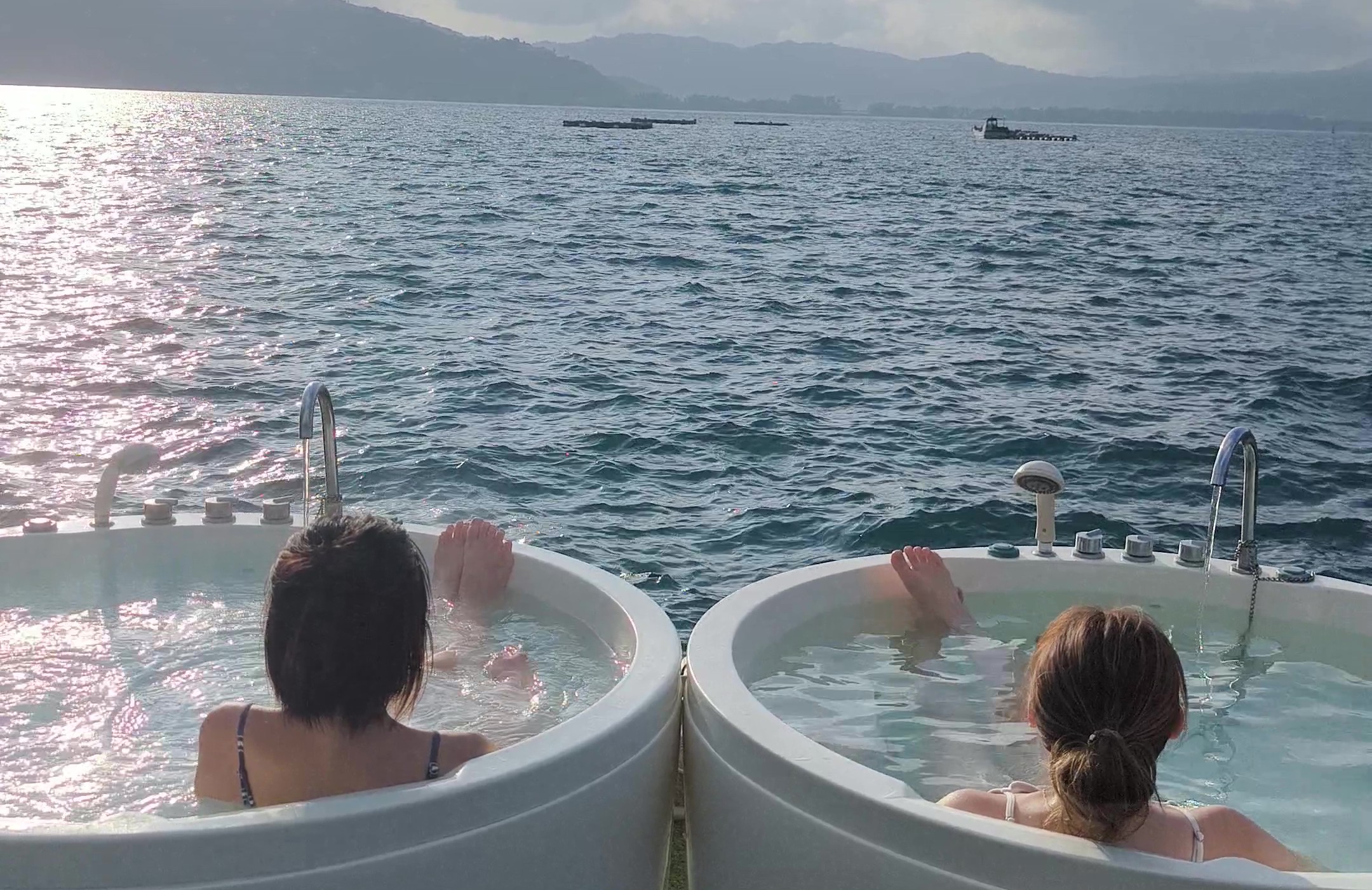 海水を使った水風呂